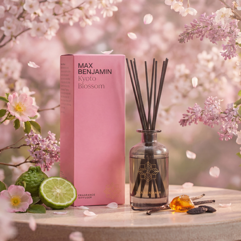 MAX BENJAMIN namų kvapas KYOTO BLOSSOM - SILUETI.shop