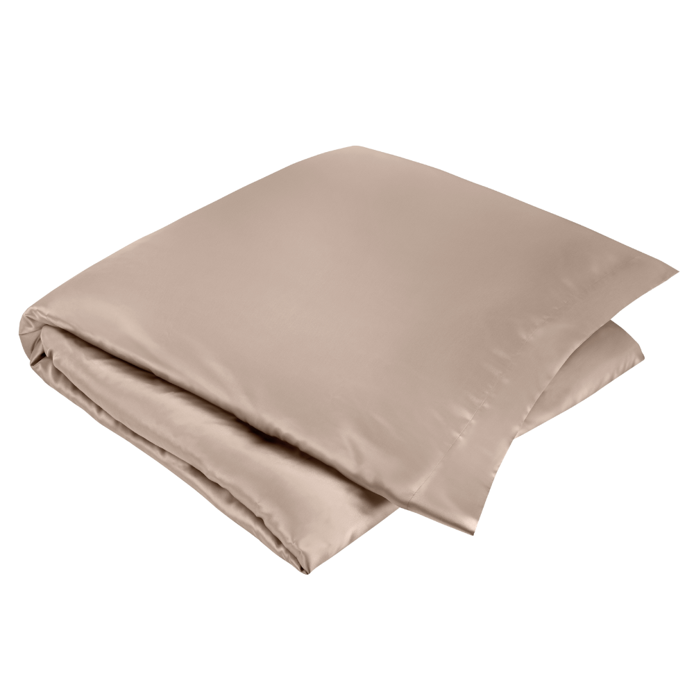 Šilkinis užvalkalas antklodei MOCHA - SILUETI.shop