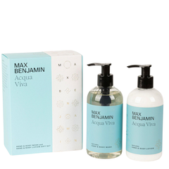 MAX BENJAMIN Aromatinio prausiklio ir losjono rinkinys ACQUA VIVA | SILUETI e-boutique 