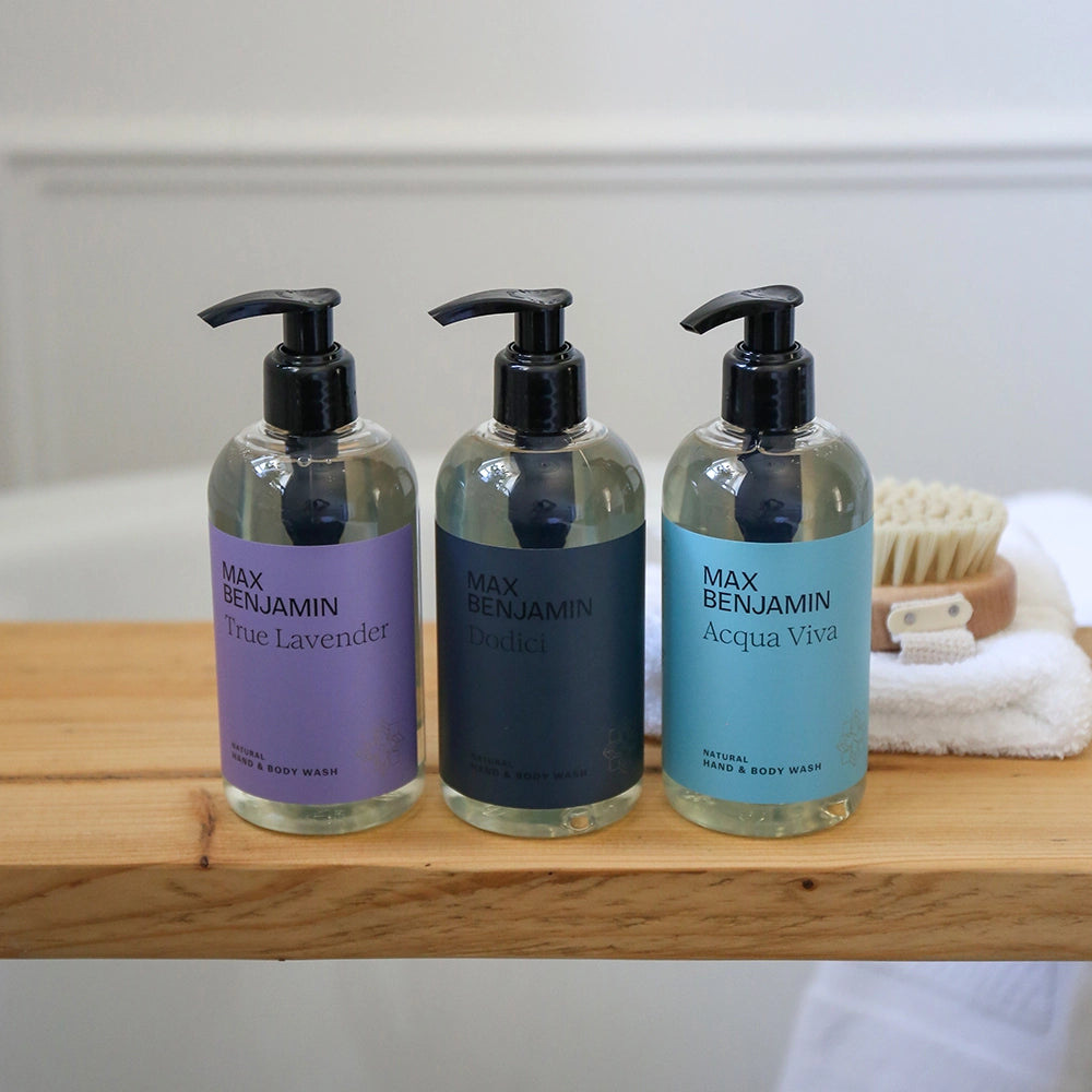 MAX BENJAMIN Rankų ir kūno prausiklis DODICI | Kvapnios dovanos | SILUETI e-boutique 