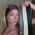 Natūralaus šilko juosta plaukams CHARCOAL | DORE & ROSE | www.SILUETI.shop