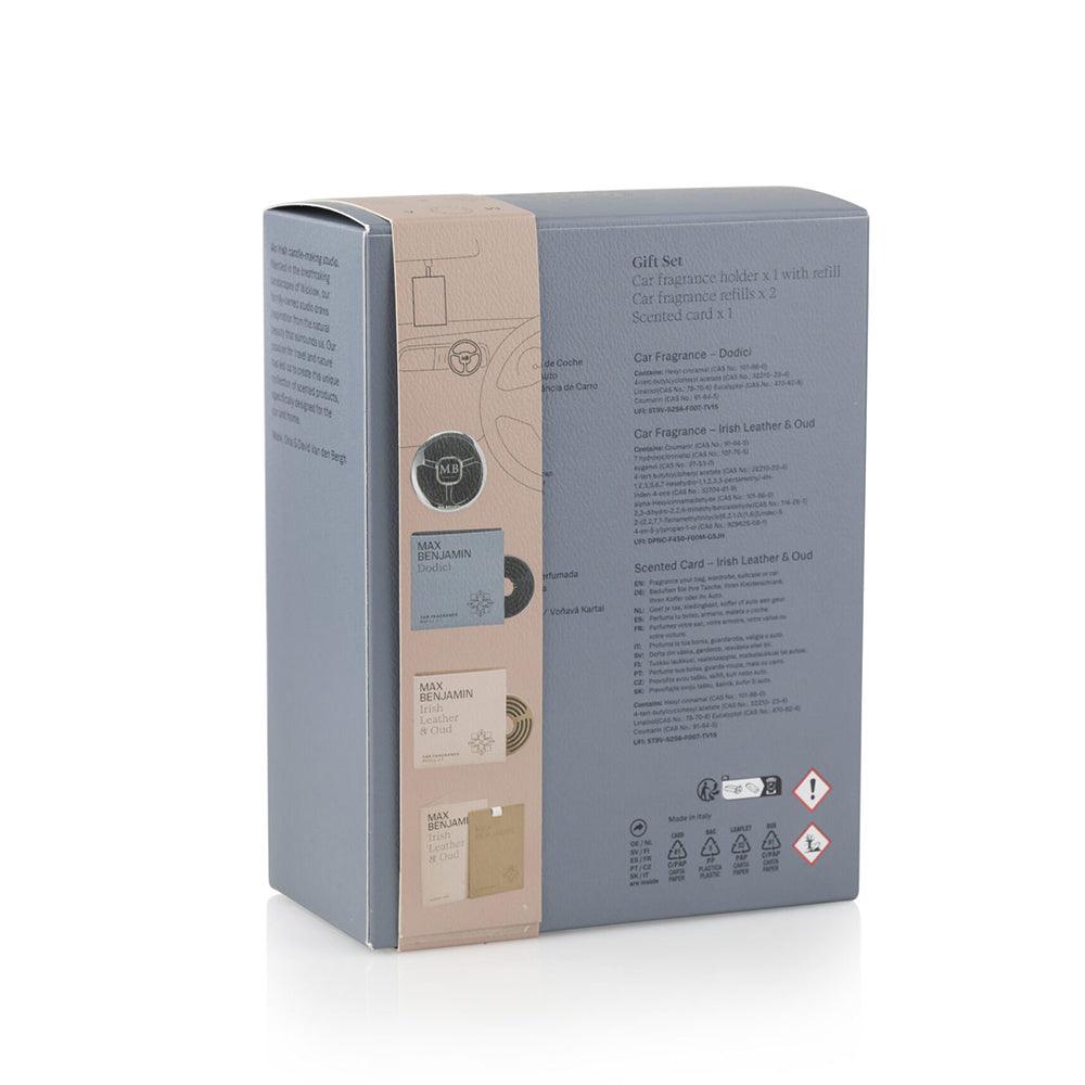 Dovanų rinkinys automobiliui LUXURY CAR (DODICI & IRISH LEATHER & OUD) - SILUETI